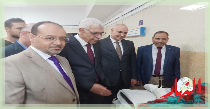 رئيس جامعه المنوفيه يطمئن على حالات المصابين بحادث سقوط مصعد المستشفيات الجامعية  النهار نيوز