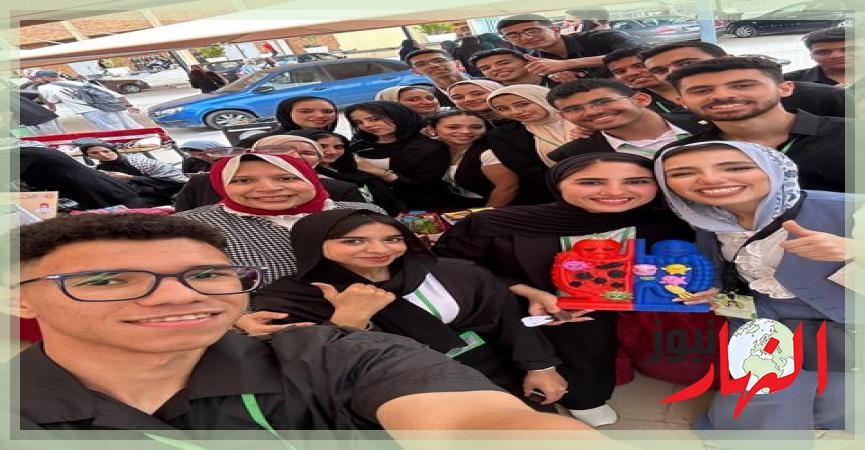 صيدلة الجامعة المصرية الروسية تنظم معرض: 'فم أخضر.. حياة صحية'.