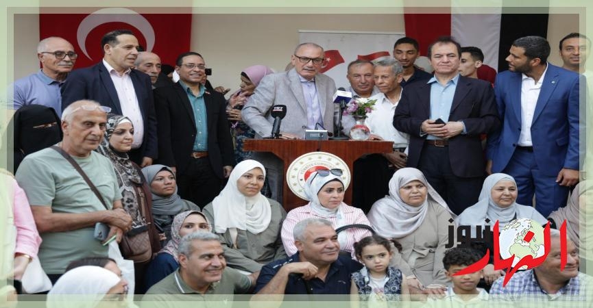 الاحتفال بعيد الأضحى في السفارة التركية في القاهرة مع عائلات من غزة ومصر.  النهار نيوز