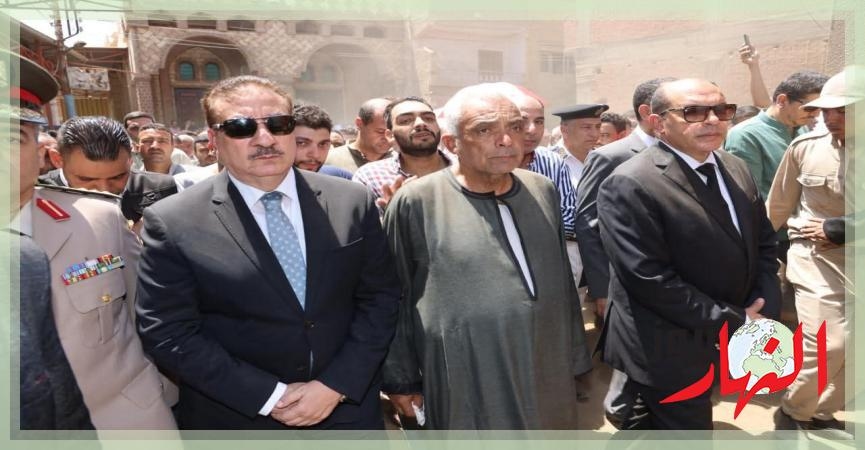 محافظ المنوفية يشيّع جثمان الرائد أحمد حافظ بمسقط رأسه في طه شبرا  حوادث وقضايا