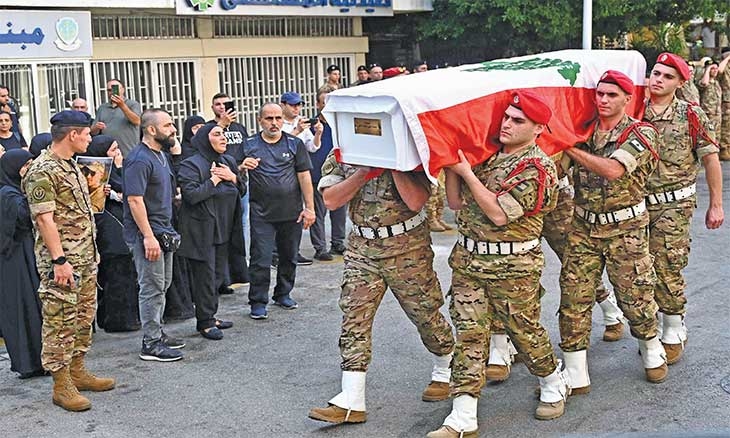 علامات استفهام حول «دور إسرائيلي» في التسبب باستشهاد ستة من الجيش اللبناني في الجنوب