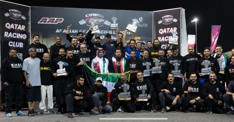 متسابقو «باسل الصباح» و«الكويتي للسيارات» يحققون مراكز متقدمة في البطولة العربية للدراغ رايس