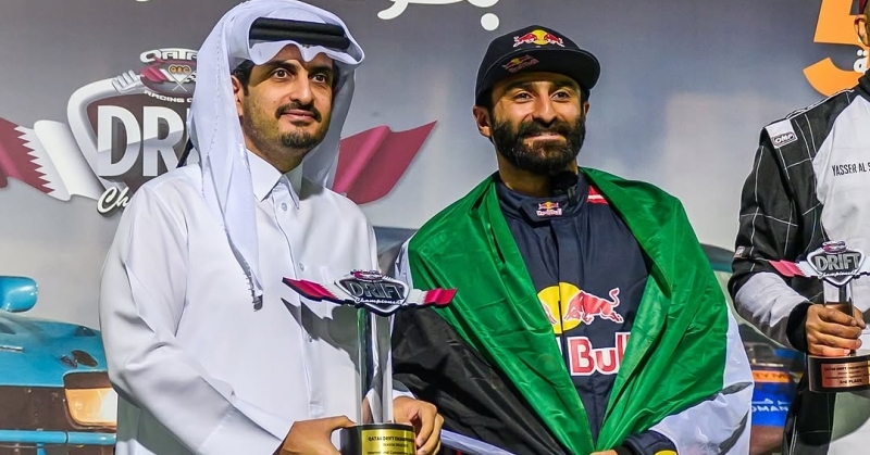 علي مخصيد يحصد لقب بطل الموسم لـ«الدرفت» بقطر