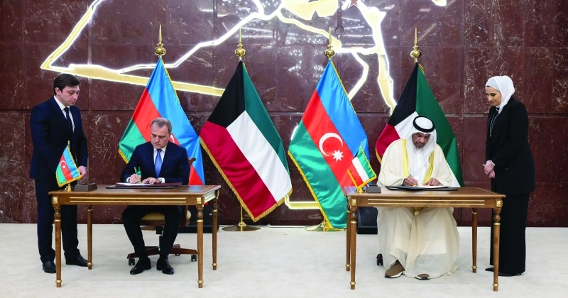 الكويت وأذربيجان... تطوير العلاقات في المجالات السياسية والاقتصادية والثقافية