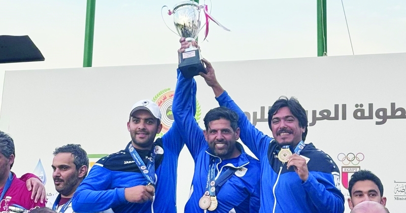 3 ذهبيات للكويت في «عربية الرماية»
