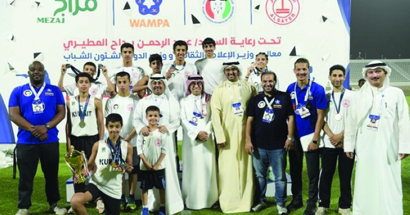 7 ميداليات للكويت في «ليزر رن»