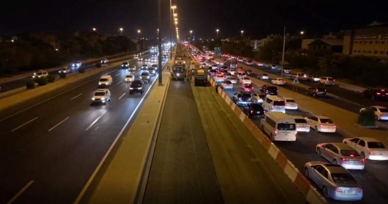 صيانة جذرية لطريق الفحيحيل.. والمشعان: ملتزمون بأعلى المعايير لتحقيق جودة تنفيذ عالية