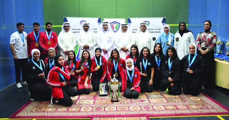 «ثنائية الإسكواش» لنادي سلوى
