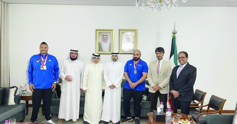 السفير العمر: الكويت حريصة على دعم رياضييها في المحافل الدولية