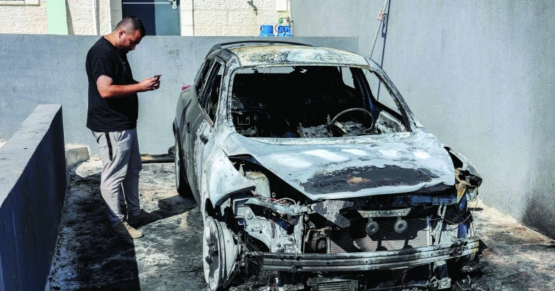 مستوطنون يستهدفون قرية مسيحية في الضفة