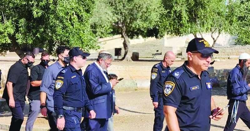 بن غفير يقتحم «الأقصى» ويدعو لاحتلال غزة
