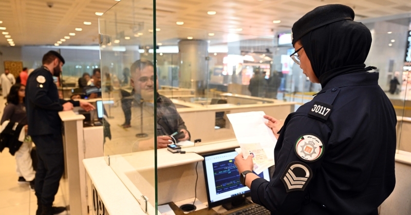 الأجنبي المقيم في إحدى دول الخليج يدخل الكويت بتأشيرة من المنفذ مباشرة