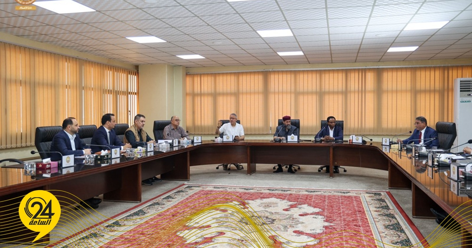 البرلمان يناقش مع بالقاسم حفتر خطة التنمية لصندوق إعادة الإعمار