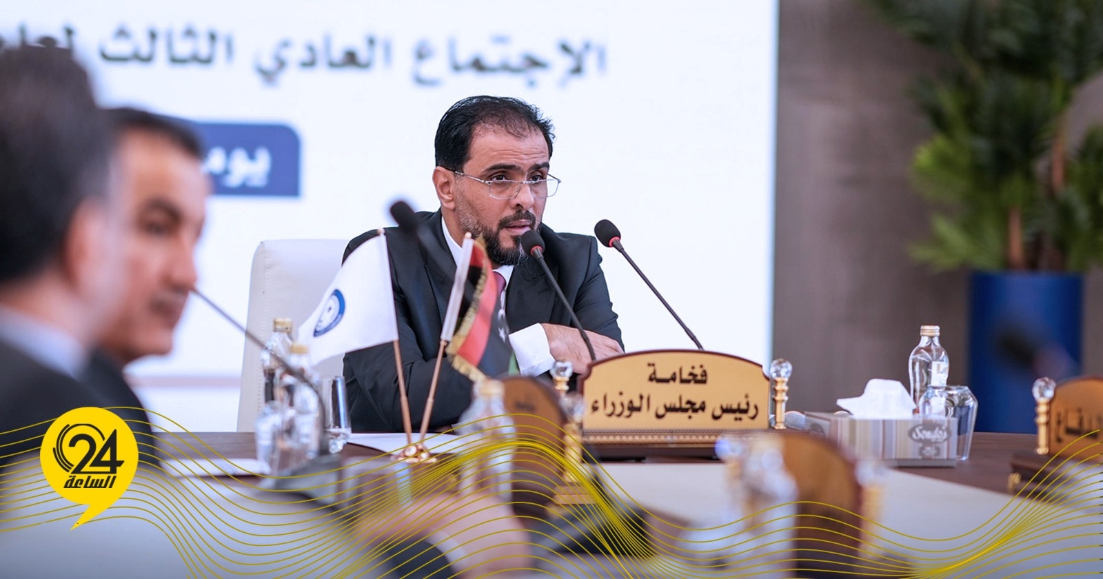 رئيس الحكومة الليبية: نثمن جهود الجيش في الإعمار وإعادة بناء البلاد