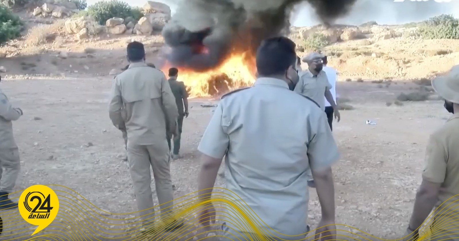 بعد انفراد 'الساعة 24'.. إعدام 5 أطنان من الحشيش ضبطت في تاكنس