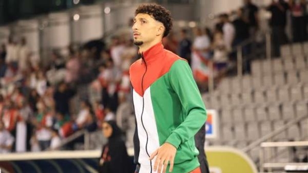 وسام أبو على يسجل فى فوز منتخب فلسطين أمام الكويت بتصفيات المونديال