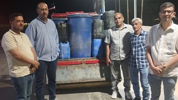 ضبط 2000 لتر مواد بترولية قبل بيعها بالفيوم