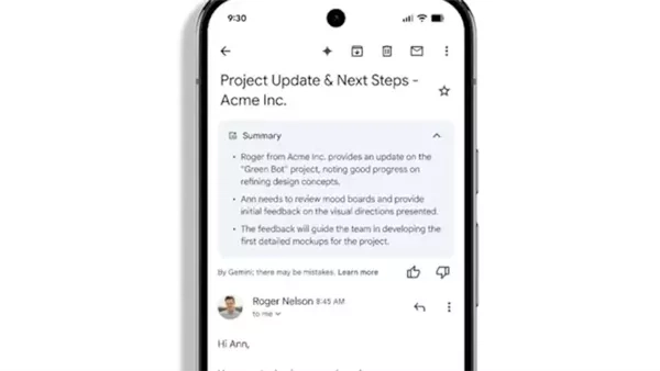 وداعًا للرسائل الطويلة.. Gmail يقدم لك الخلاصة في سطر واحد