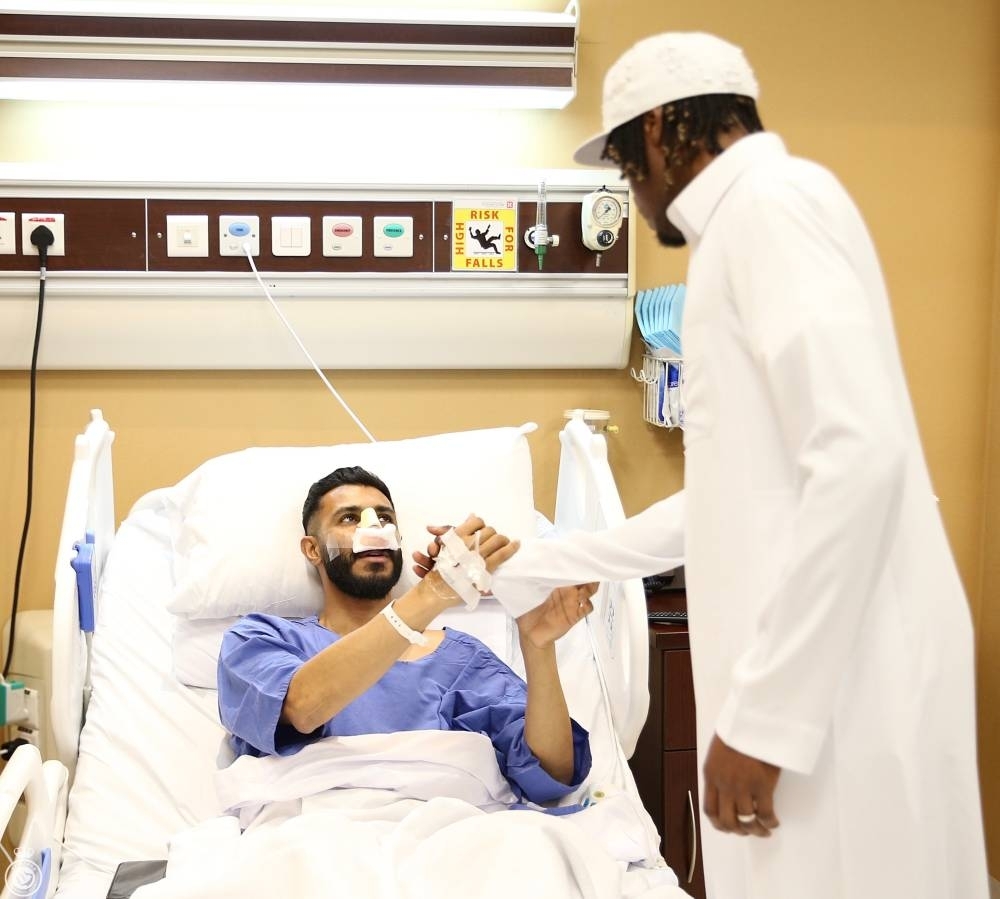 جراحة ناجحة لمدافع النصر