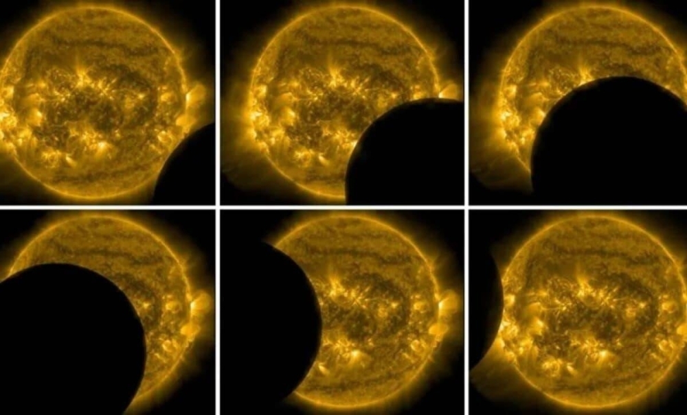 كسوف نادر للشمس ترصده NASA