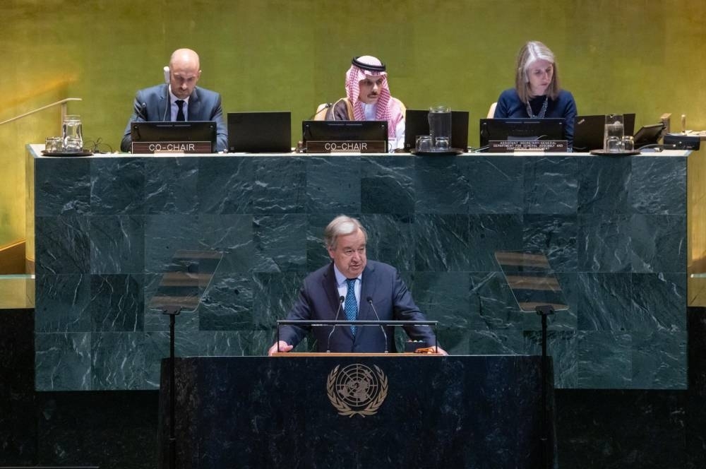 وزير الخارجية يعتمد الوثيقة الختامية لمؤتمر حل الدولتين ويدعو جميع الدول لتأييدها