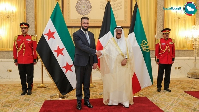 الشرع يزور الكويت ويبحث مع أميرها تطوير العلاقات بين البلدين