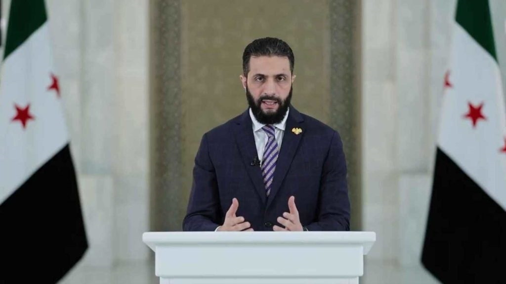 الرئيس السوري: توحيد البلاد لا يكون 'بالدم'