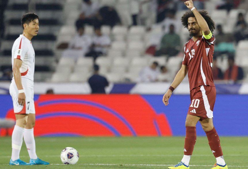 منتخب قطر يكتسح كوريا الشمالية بخماسية في تصفيات المونديال