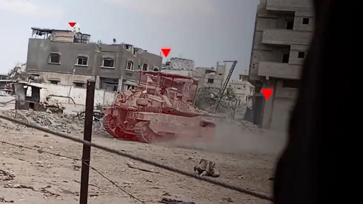 القسام تبث مشاهد عمليات "حجارة داوود" شمال قطاع غزة