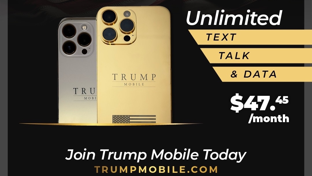 Trump Mobile's latest ads ditch Android reality for a golden iPhone fantasy