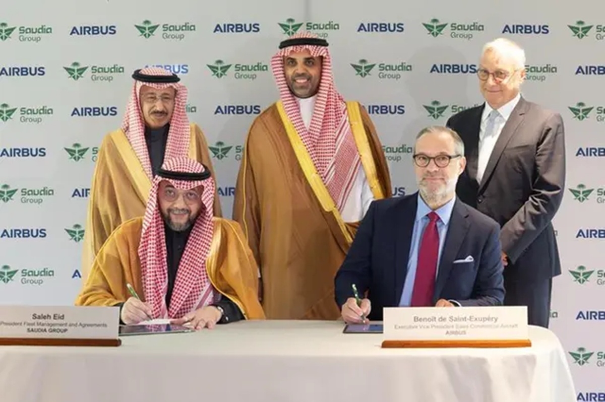 Saudia announces order of 20 Airbus A330neo planes