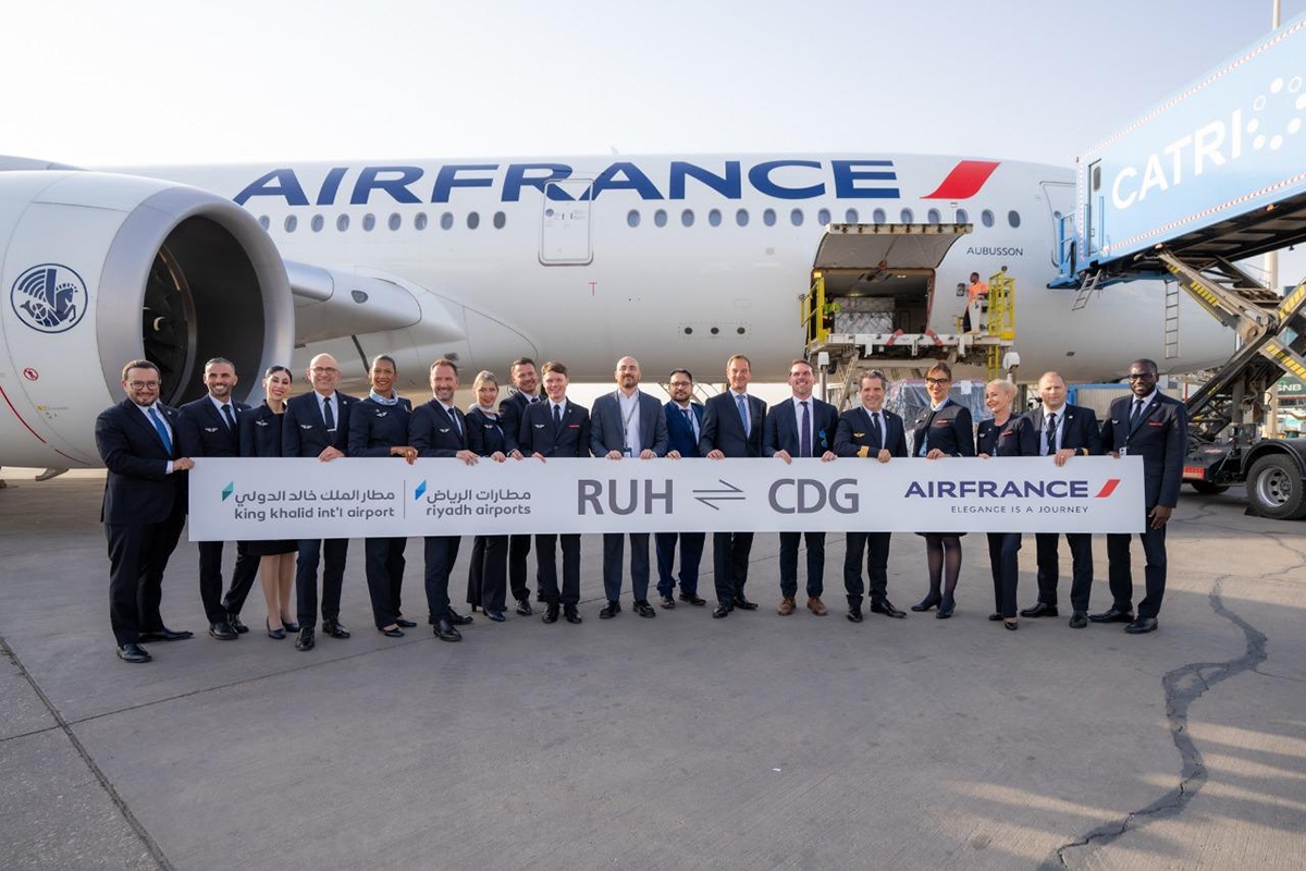 Air France launches direct Riyadh–Paris route with Airbus A350