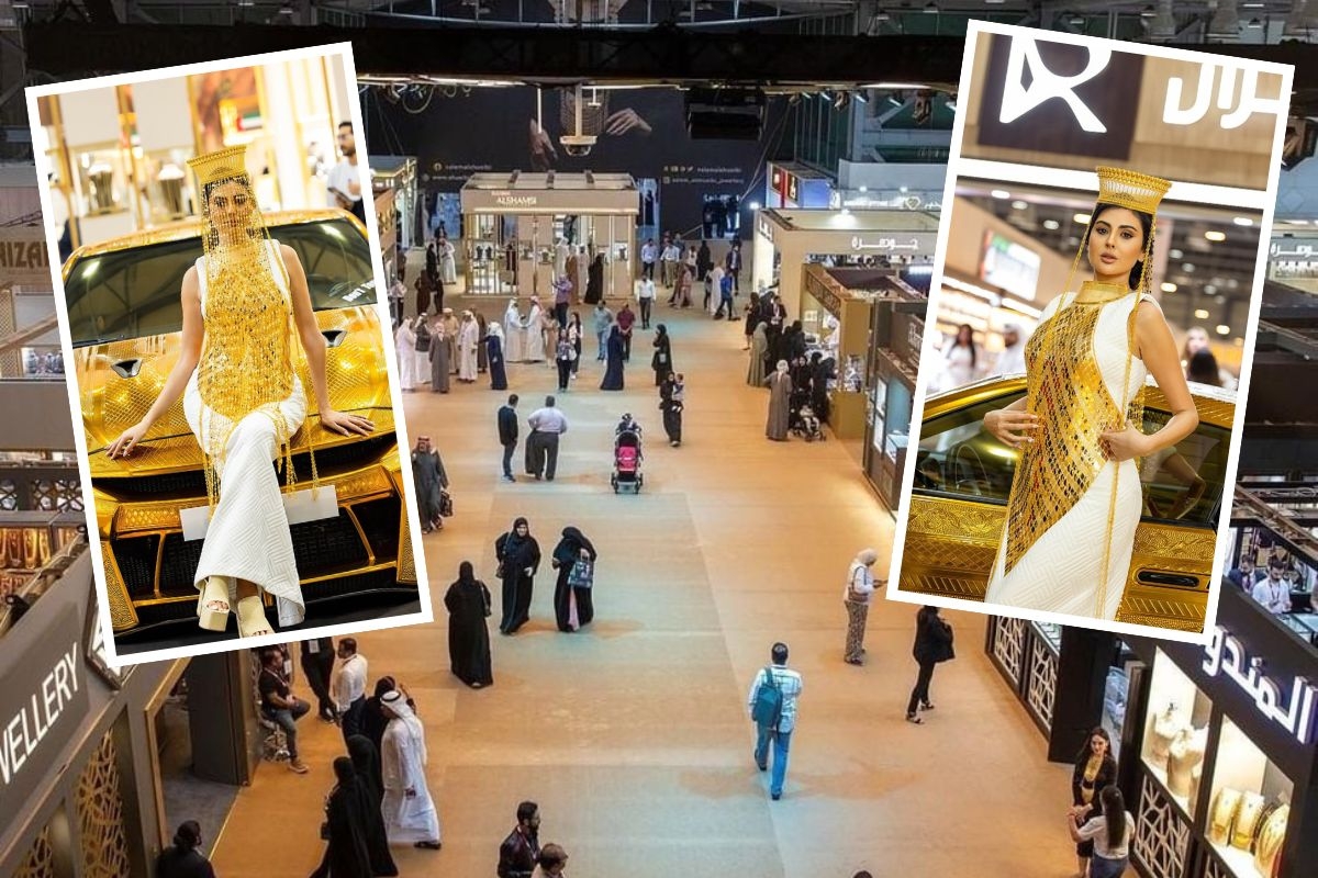 Watch and Jewellery Middle East Show 2025: $1m gold-plated car wows Sharjah crowds