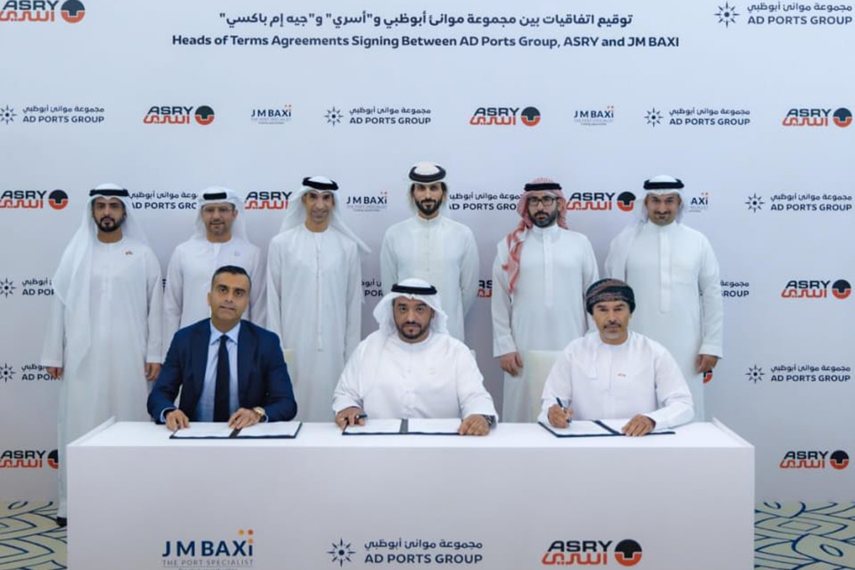 Abu Dhabi's AD Ports Group and Bahrain's ASRY sign three LoIs