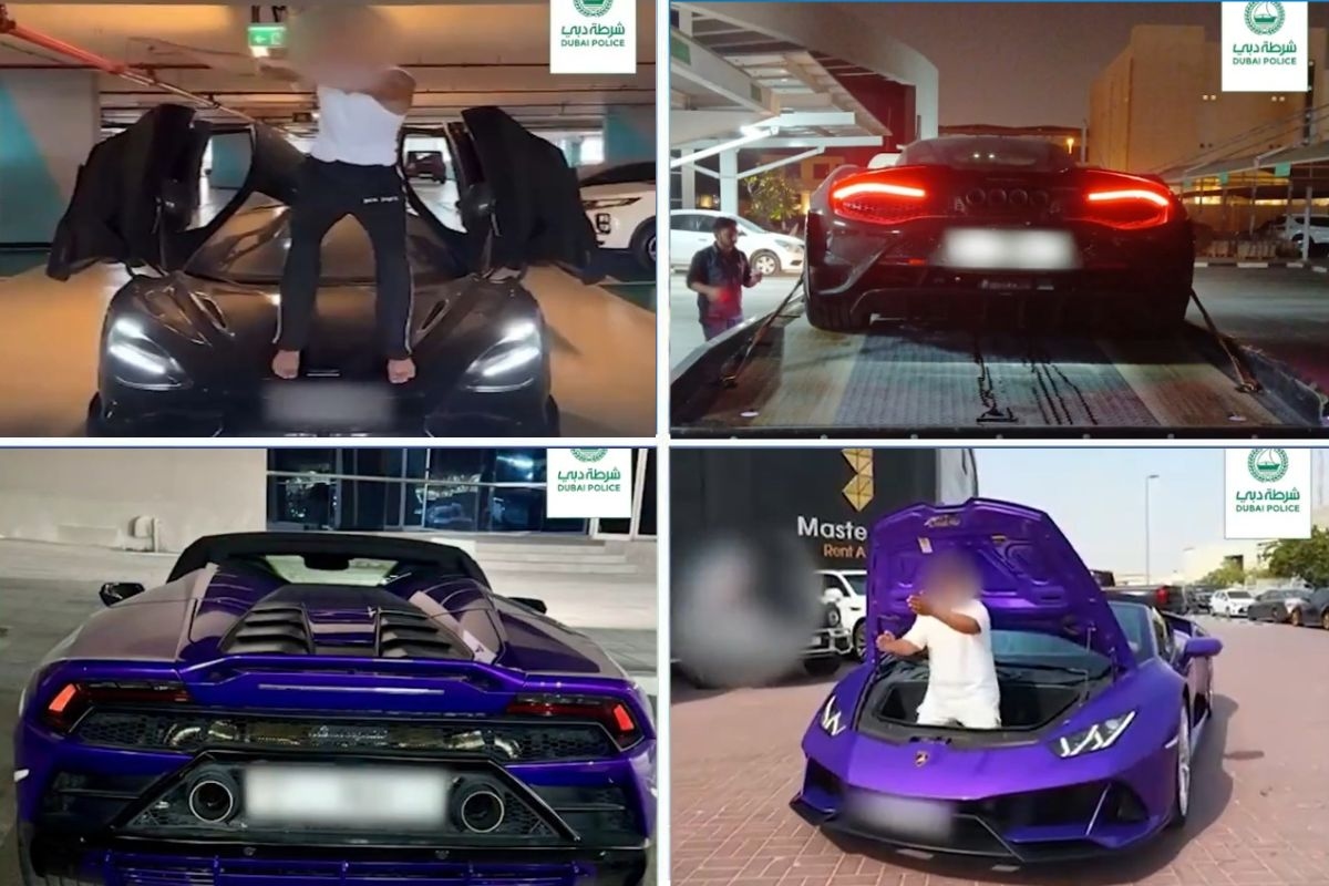 Dubai Police impound supercars after viral video dance stunts