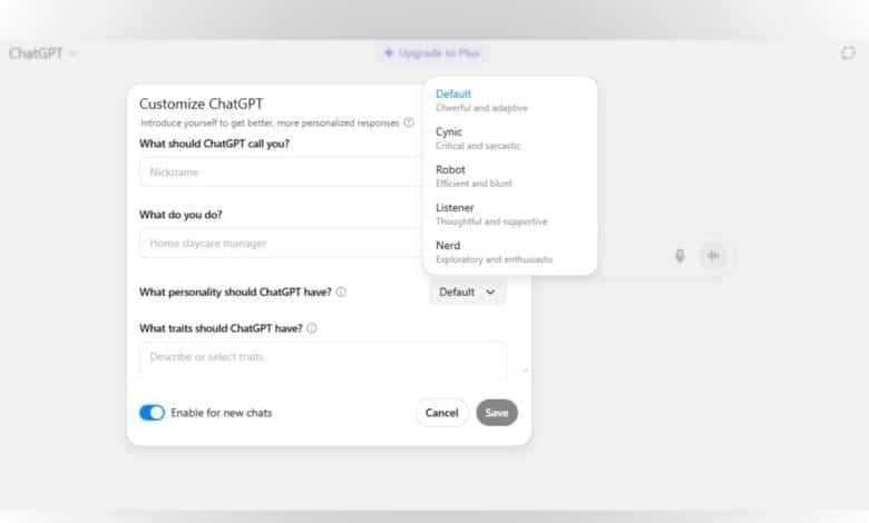 : يحصل ChatGPT على أربع شخصيات جديدة.. إليك كيفية استخدامها
