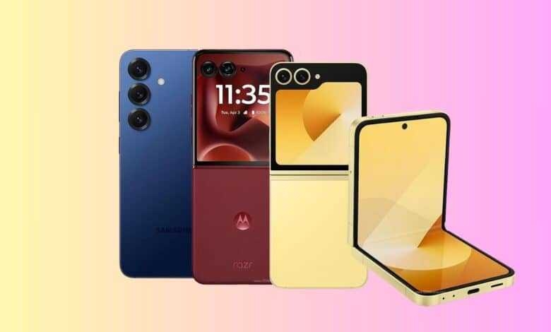 : 5 بدائل لهاتف Galaxy Z Flip7 FE القابل للطي