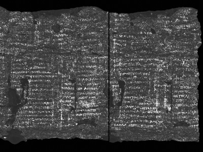 AI and scientists unite to decipher old scrolls charred by volcano