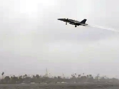 Navy crew members eject from their jet before it crashes off San Diego coast