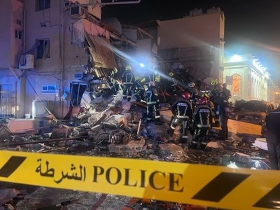 Two dead, several injured in building collapse in Bahrain