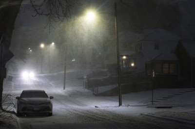 Powerful US storms kill 2, bring threats from critical fire weather to blizzard conditions