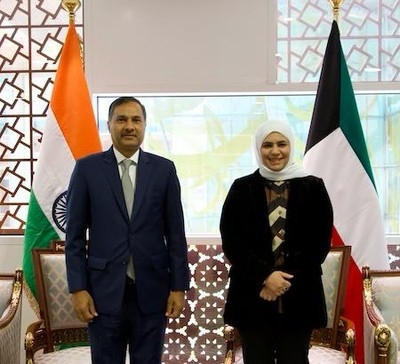 Finance minister and Indian ambassador discuss ways to improve investment opportunities