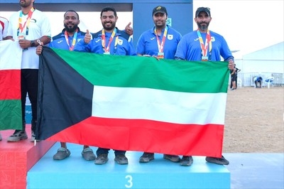 Kuwait paragliding team earns bronze at GCC Beach Games