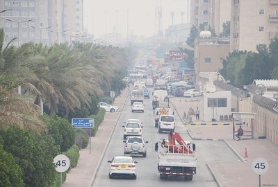 Dusty Winds and Rain Forecast Across Kuwait Until Tuesday Morning