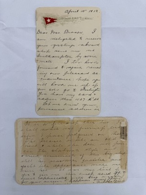 Titanic letter sells for nearly $4000K at auction