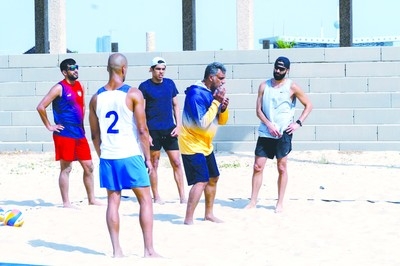 Kuwait beach volleyball teams finalize preparations for the West Asia Championship
