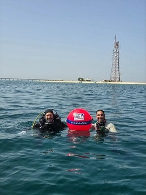 Kuwait Diving Team secures coral reefs with 107 new moorings