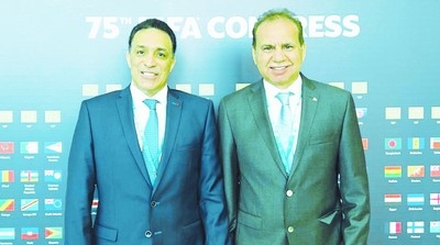Kuwait Football Association delegation attends 75th FIFA Congress in Paraguay