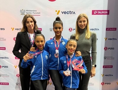 Kuwaiti rhythmic gymnastics team wins gold and two silvers in Poland