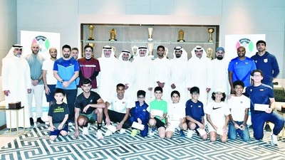 Kuwait Tennis Federation honors Gulf Championship winners